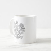 Polnisches Symbol Kaffeetasse (Vorderseite Links)