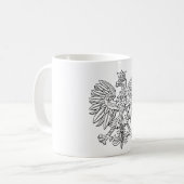 polnisches Symbol Kaffeetasse (Vorderseite Links)