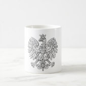 polnisches Symbol Kaffeetasse (Mittel)