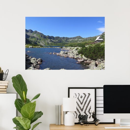 Polnisches Tal der fünf Seen, Tatra Poster (Heimbüro)