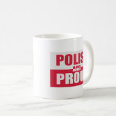 Polnisches und stolzes kaffeetasse (VorderseiteRechts)