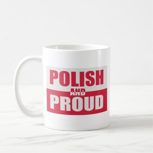 Polnisches und stolzes kaffeetasse (Links)