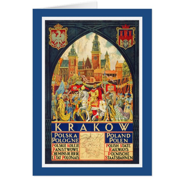 Polnisches Vintages Reise-Plakat (Vorne)