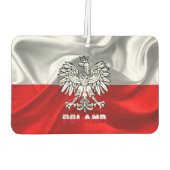 Polnisches Wappen Autolufterfrischer (Rückseite)
