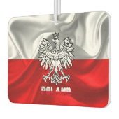 Polnisches Wappen Autolufterfrischer (Links)