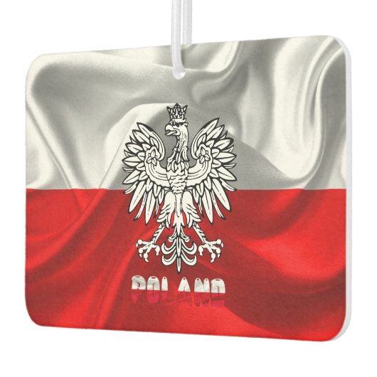 Polnisches Wappen Autolufterfrischer (Links)