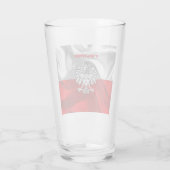 Polnisches Wappen Glas (Rückseite)