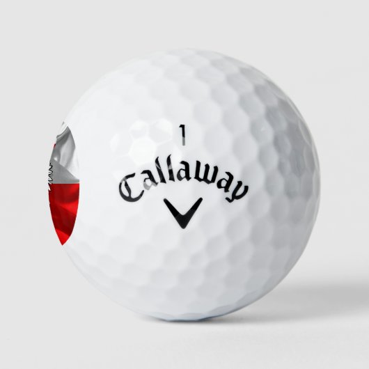 Polnisches Wappen Golfball (Logo)