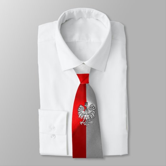 Polnisches Wappen Krawatte (Gebunden)