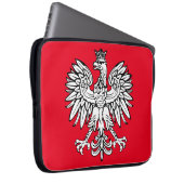 Polnisches Wappen Laptopschutzhülle (Vorne Rechts)