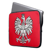 Polnisches Wappen Laptopschutzhülle (Vorderseite Links)