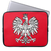 Polnisches Wappen Laptopschutzhülle (Vorderseite)