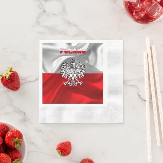 Polnisches Wappen Serviette (Beispiel)