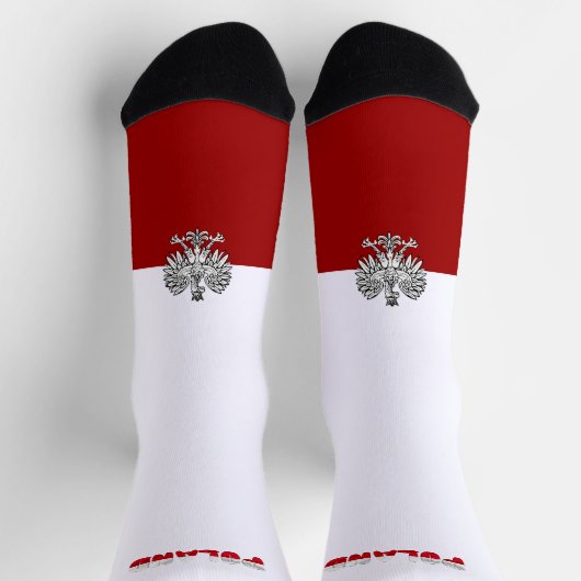 Polnisches Wappen Socken (Oben)