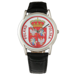 Polnisches Wappen Uhr