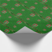 Polnisches Weihnachtsgeschenk-Paket-Packpapier Geschenkpapier (Ecke)