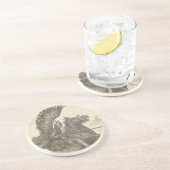 Polnisches Winged Hussar Sandstein Untersetzer (Seite)