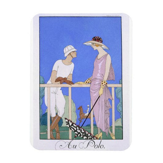 Polo, 1920-29 (Pochoir print) Magnet (Vertikal)