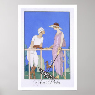 Polo, 1920-29 (Pochoir print) Poster