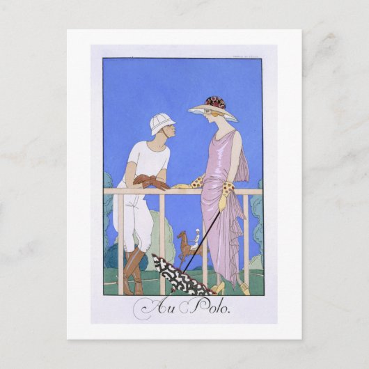 Polo, 1920-29 (Pochoir print) Postkarte (Vorderseite)