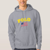 POLO America Club USA Flag Wahres Klassisches T-Sh (Vorderseite)