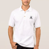 Polo-Art-Shirt der Männer mit creativepower Symbol Polo Shirt (Vorderseite)