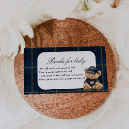Polo Bear Baby Shower Books For Baby Begleitkarte