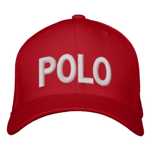 Polo Bestickte Kappe (Vorderseite)