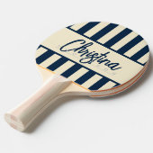 Polo Candy Striping Deep Sea Blue Name Tischtennis Schläger (Vorderseite)