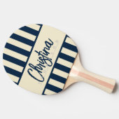 Polo Candy Striping Deep Sea Blue Name Tischtennis Schläger (Seitenansicht)