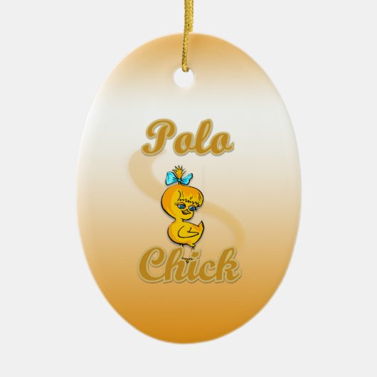 Polo Chick Keramikornament (Vorne)