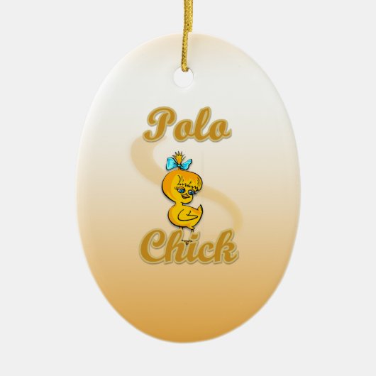 Polo Chick Keramikornament (Vorne)