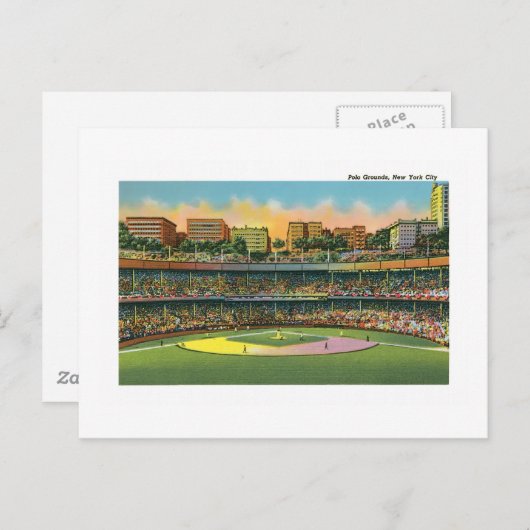 Polo Grounds, New York City Postkarte (Vorne/Hinten)