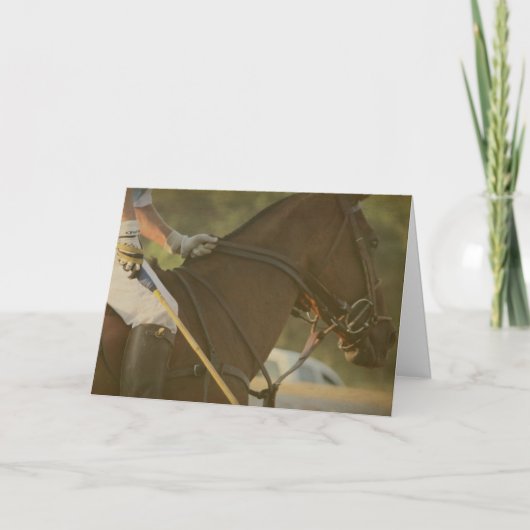 Polo Horse Karte (Vorderseite)