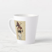 Polo Horse Portrait Milchtasse (Linke Ecke)