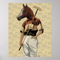 Polo Horse Portrait