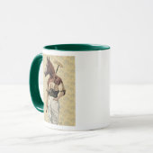 Polo Horse Portrait Tasse (Vorderseite Links)