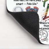 Polo Life Illustrated Mauspad (Ecke)