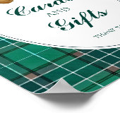 Polo Luxury Teddy Bear Babyduschkarten und Geschen Poster (Ecke)