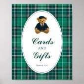 Polo Luxury Teddy Bear Babyduschkarten und Geschen Poster (Vorne)