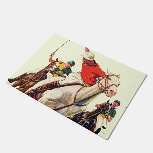 Polo Match Fußmatte (Schrägansicht)