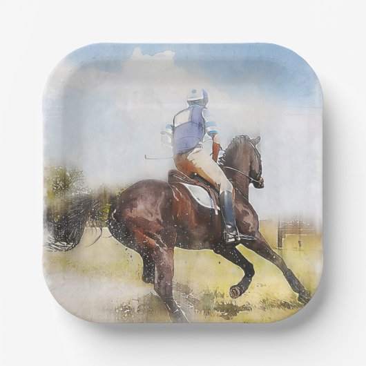 POLO MATCH PAPPTELLER (Vorderseite)