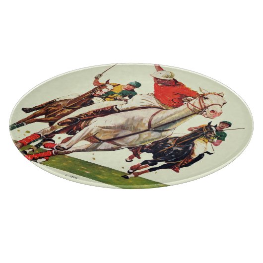 Polo Match Schneidebrett (Ecke)