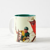 Polo-Match Zweifarbige Tasse (Vorderseite Links)