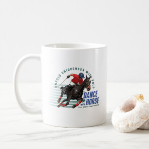 Polo-Meisterschaft Reitsport Tänzer mit Pferd Kaffeetasse