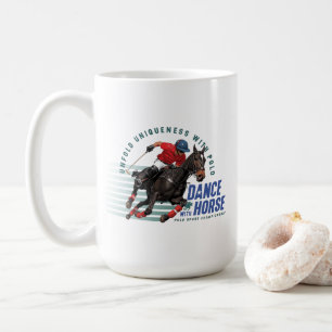 Polo-Meisterschaft Reitsport Tänzer mit Pferd Kaffeetasse