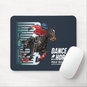 Polo-Meisterschaft Reitsport Tänzer mit Pferd Mousepad