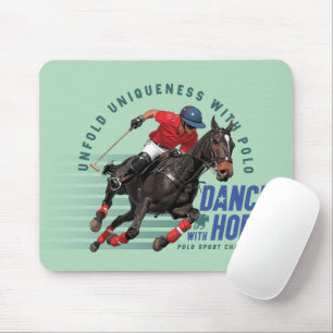 Polo-Meisterschaft Reitsport Tänzer mit Pferd Mousepad