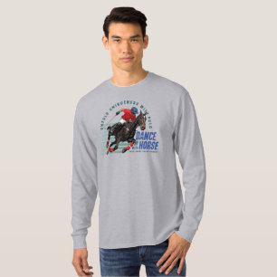 Polo-Meisterschaft Reitsport Tänzer mit Pferd T-Shirt