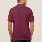 Polo mit weißem Logo Shirt (Rückseite)